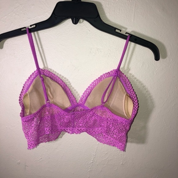 VICTORIA’S SECRET Triangle Padded Lace Bralette Size S - Picture 4 of 8